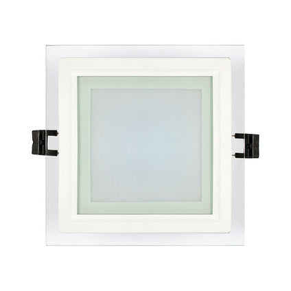 LED PANEL SQUARE GLASS 6W 4200K IP44 97MM ULTRALUX
