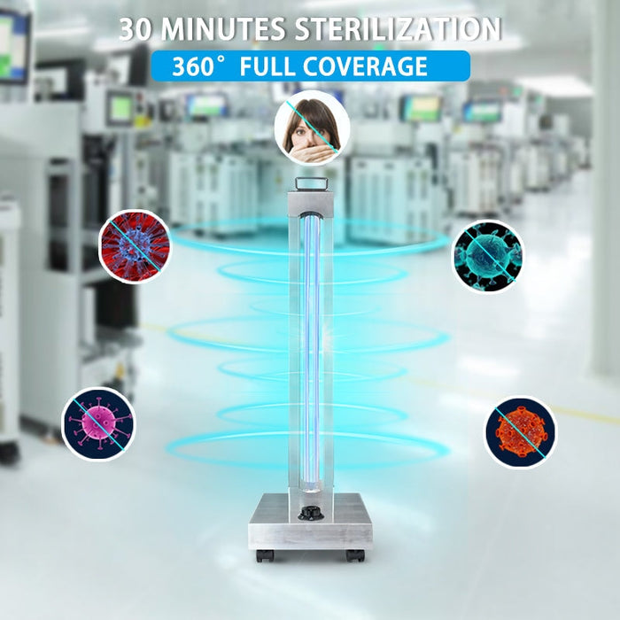 Ultraviolet powerful bactericidal UV lamp Corpofix CV14 150W Generation of ozone for disinfection sterilization against