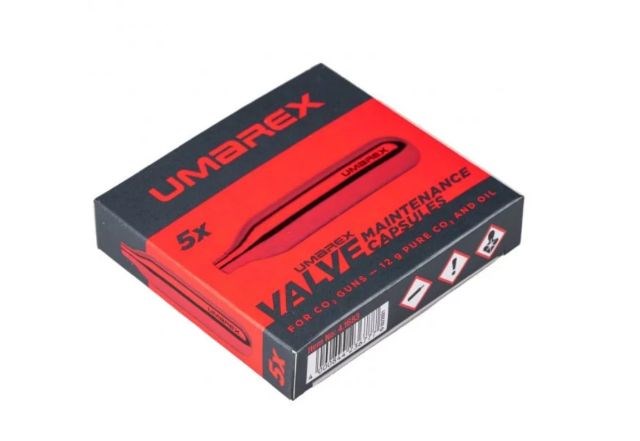Umarex CO2 capsule 5 pcs. 12g preserving and cleaning