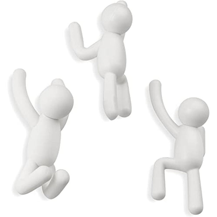 BUDDY WALL HANGER 3PCS WHITE UMBRA