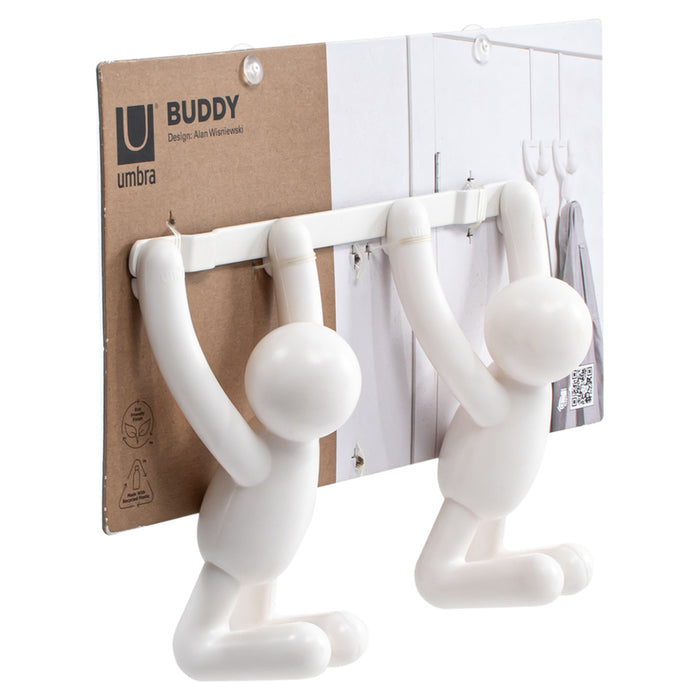 DOOR HANGER BUDDY' DOUBLE WHITE UMBRA