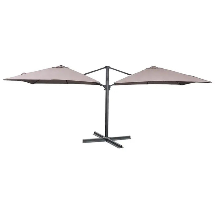 UMBRELLA 300X300CM TWO WINGS GARDEN KINGS DOUBLE ROMA - Чадъри<<<Чадъри сенници и шатри<<<Градина<<<Praktiker