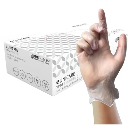 UNIGLOVES VINYL GLOVES SIZE L 100 PCS - Ръкавици<<<Работно облекло<<<Инструменти и железария<<<Praktiker
