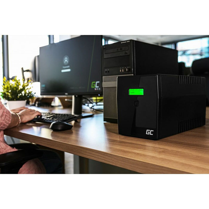 Uninterruptible Power Supply System Interactive UPS Green Cell UPS08 700 W - SAI<<<Електроника Периферни и резервни
