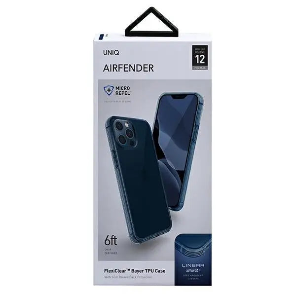 Uniq Air Fender case for iPhone 12 Pro Max - blue - Cell phone cases and covers<<<HurtelXML