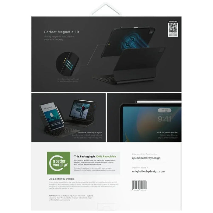 Uniq Axel Case for iPad Air 13’’ 2024 / 2025 / iPad Pro 13’’ 2024 - Black - Cell phone cases and covers<<<HurtelXML