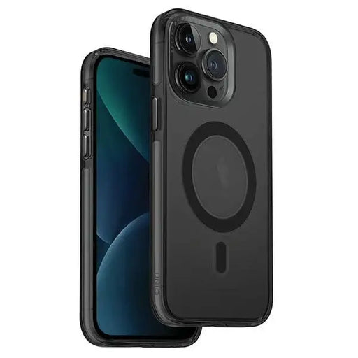 Uniq Calio Magclick Charging case for iPhone 15 Pro - gray - Cell phone cases and covers<<<HurtelXML