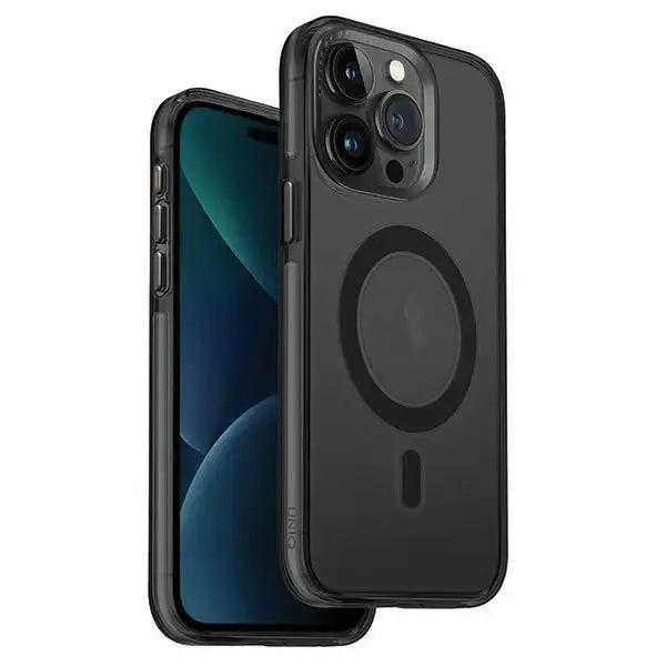 Uniq Calio Magclick Charging case for iPhone 15 Pro - gray - Cell phone cases and covers<<<HurtelXML