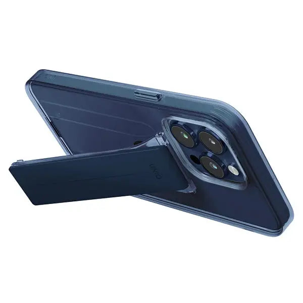 Uniq case Heldro Mount with Stand iPhone 15 Pro 6.1’’ blue/ultamarine deep blue - Cell phone cases