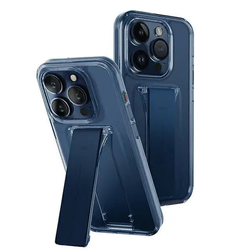 Uniq case Heldro Mount with Stand iPhone 15 Pro 6.1’’ blue/ultamarine deep blue - Cell phone cases