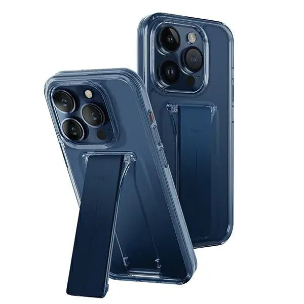 Uniq case Heldro Mount with Stand iPhone 15 Pro 6.1’’ blue/ultamarine deep blue - Cell phone cases