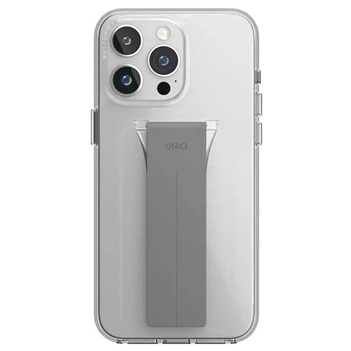 Uniq case Heldro Mount with Stand iPhone 15 Pro Max 6.7’’ transparent/lucent clear - Cell phone cases