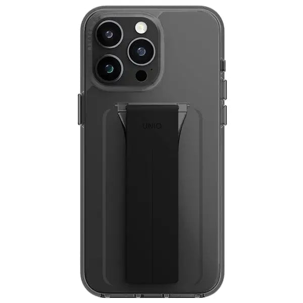 Uniq case Heldro Mount with Stand iPhone 15 Pro Max 6.7’’ smoke/vapor smoke - Cell phone cases and covers<<<HurtelXML