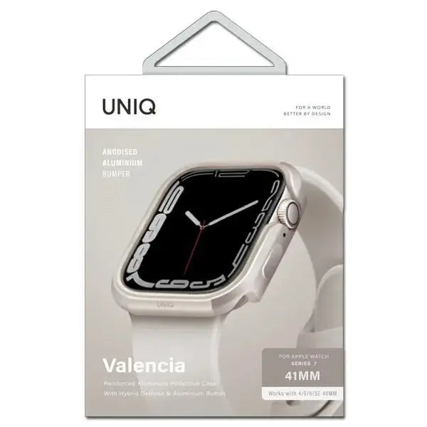 Uniq case Valencia Apple Watch Series 4/5/6/7/8/SE/SE2 40/41mm. starlight - Other cell phone equipment<<<HurtelXML
