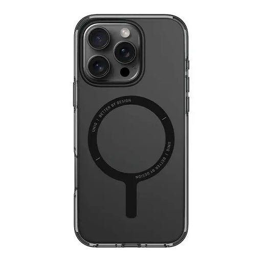 Uniq Clario case iPhone 16 Pro 6.3’’ Magclick Charging smoke/smoke - Cell phone cases and covers<<<HurtelXML