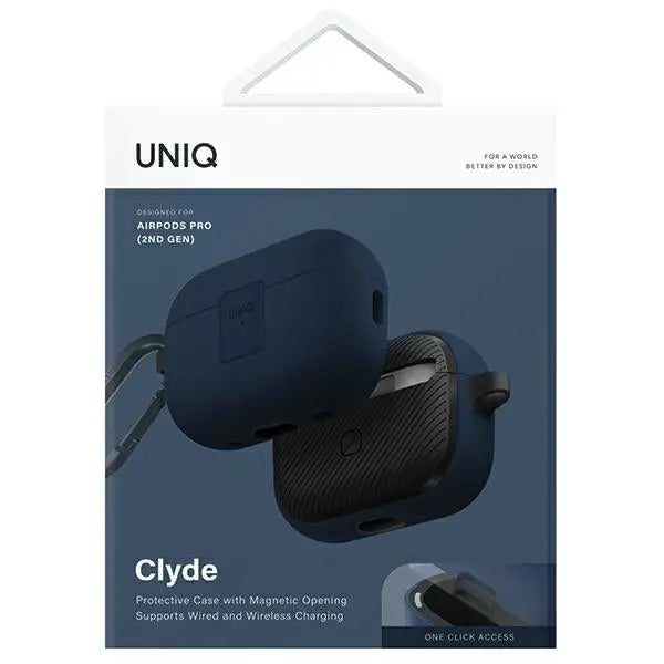 Uniq Clyde Lock Case for AirPods Pro 2 (2022/2023) - blue-dark gray - Cell phone cases and covers<<<HurtelXML