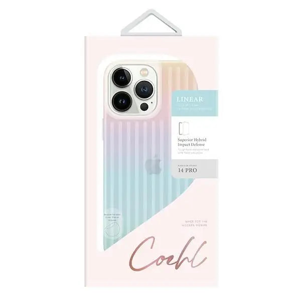 Uniq Coehl Linear case for iPhone 14 Pro - iridescent - Cell phone cases and covers<<<HurtelXML