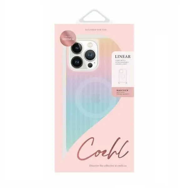 Uniq Coehl Linear Magnetic Charging Case for iPhone 16 - opalescent - Cell phone cases and covers<<<HurtelXML