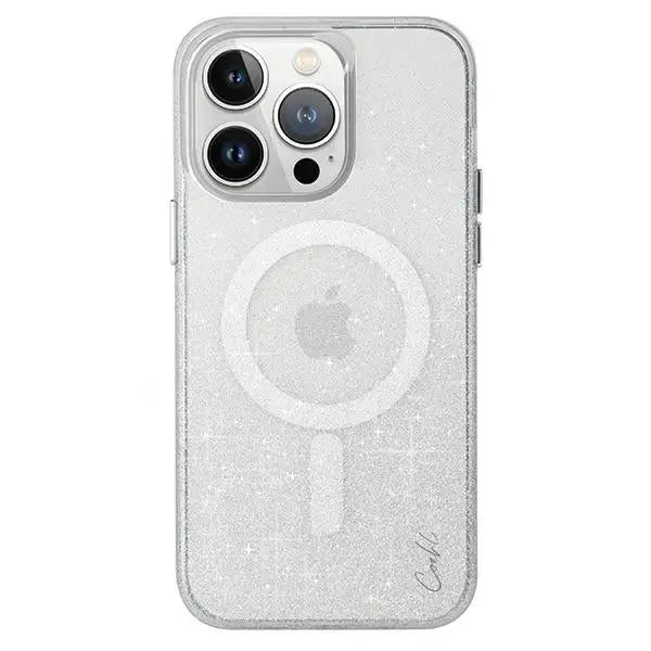 Uniq Coehl Lumino Magnetic Charging case for iPhone 15 Pro - silver - Cell phone cases and covers<<<HurtelXML