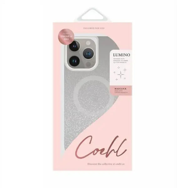 Uniq Coehl Lumino Magnetic Charging case for iPhone 16 Pro - silver - Cell phone cases and covers<<<HurtelXML