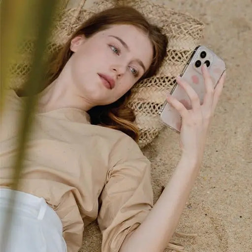 Uniq Coehl Meadow case for iPhone 14 Pro - pink - Cell phone cases and covers<<<HurtelXML