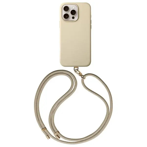 Uniq Coehl Muse Magnetic Charging Case for iPhone 16 Pro Max - Beige - Cell phone cases and covers<<<HurtelXML