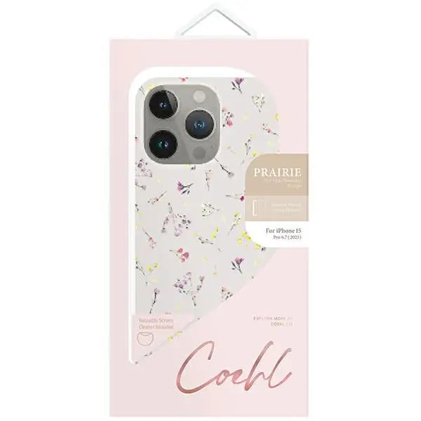 Uniq Coehl Prairie case for iPhone 15 Pro Max - beige - Cell phone cases and covers<<<HurtelXML