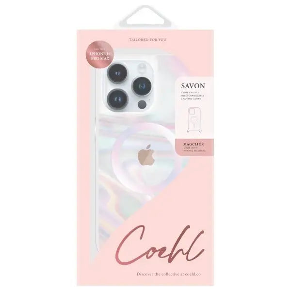 Uniq Coehl Savon Magnetic Charging Case for iPhone 16 Pro Max - Transparent - Cell phone cases and covers<<<HurtelXML
