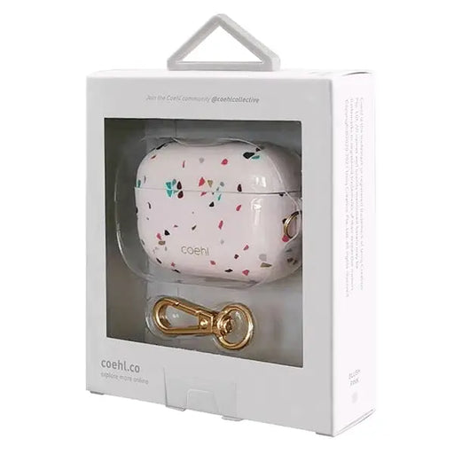 Uniq Coehl Terrazzo AirPods Pro Case Pink/Blush Pink - Cell phone cases and covers<<<HurtelXML