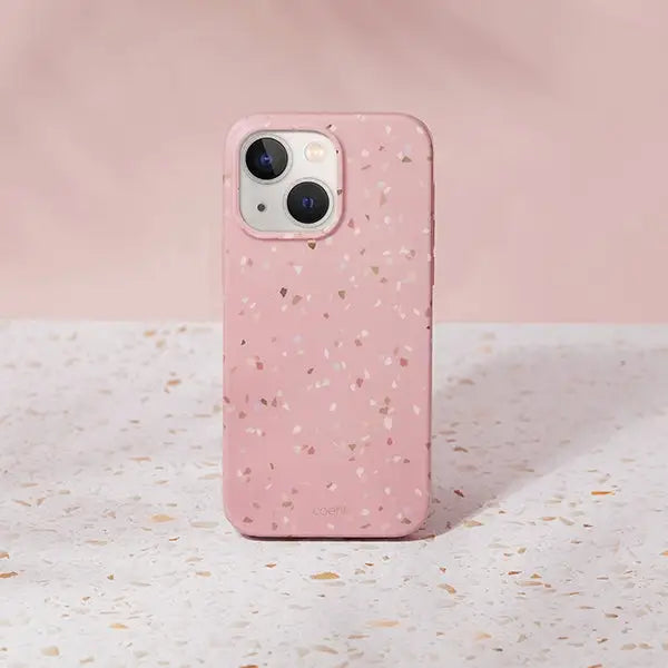 Uniq Coehl Terrazzo case for iPhone 14 - pink - Cell phone cases and covers<<<HurtelXML