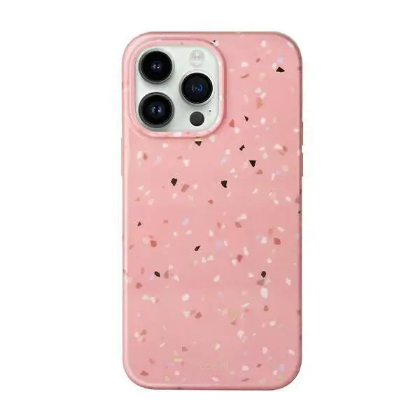 Uniq Coehl Terrazzo case for iPhone 14 Pro Max - pink - Cell phone cases and covers<<<HurtelXML