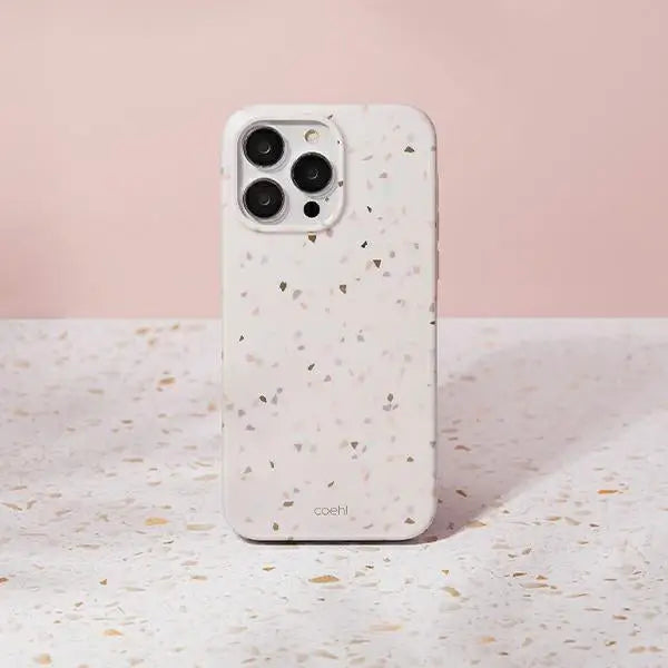 Uniq Coehl Terrazzo case for iPhone 14 Pro - sand - Cell phone cases and covers<<<HurtelXML