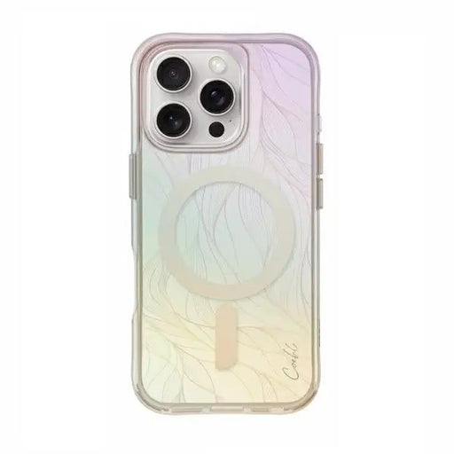 Uniq Coehl Willow Magnetic Charging Case for iPhone 16 Pro - Iridescent - Cell phone cases and covers<<<HurtelXML