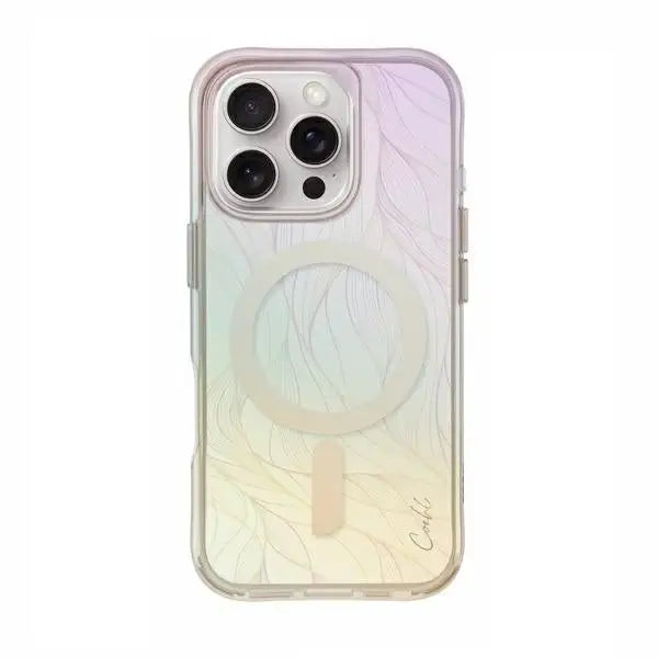 Uniq Coehl Willow Magnetic Charging Case for iPhone 16 Pro - Iridescent - Cell phone cases and covers<<<HurtelXML