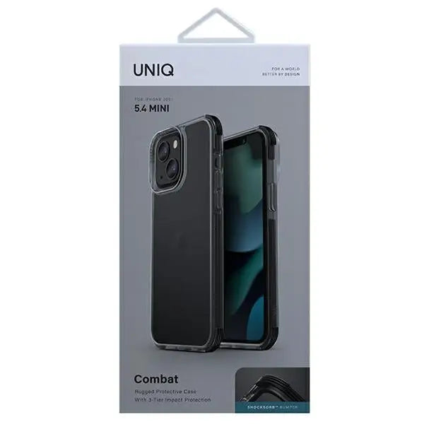 Uniq Combat case for iPhone 13 mini - black - Cell phone cases and covers<<<HurtelXML