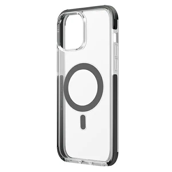 Uniq Combat case iPhone 14 Plus / 15 Plus 6.7’’ Magclick Charging black/concrete charcoal - Cell phone cases