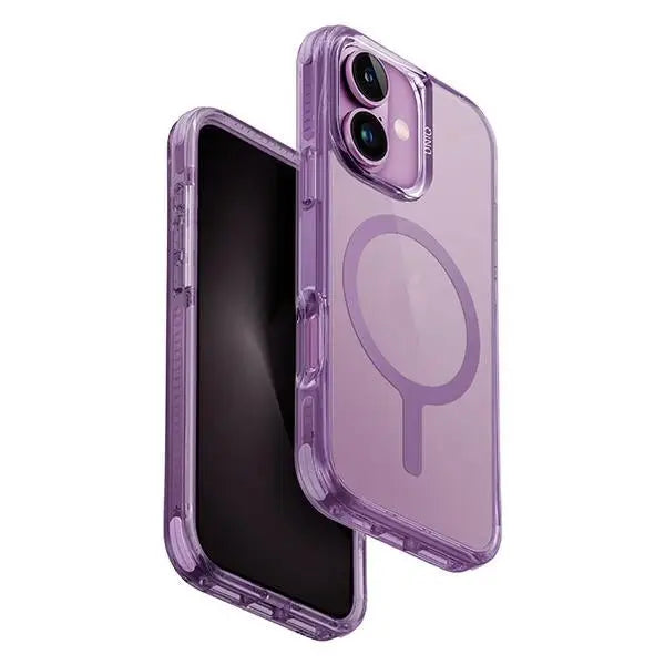 Uniq Combat iPhone 16 6.1’’ Magclick Charging case pink/gray pink - Cell phone cases and covers<<<HurtelXML