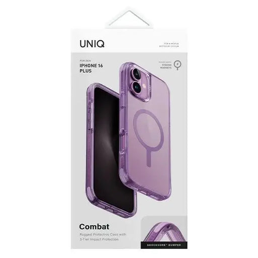 Uniq Combat iPhone 16 Plus 6.7’’ Magclick Charging case pink/grape pink - Cell phone cases and covers<<<HurtelXML