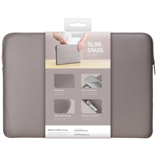 Uniq Cyprus Ridge Edition Laptop Sleeve for 14’’ laptops water-resistant neoprene - gray - Laptop bags<<<HurtelXML