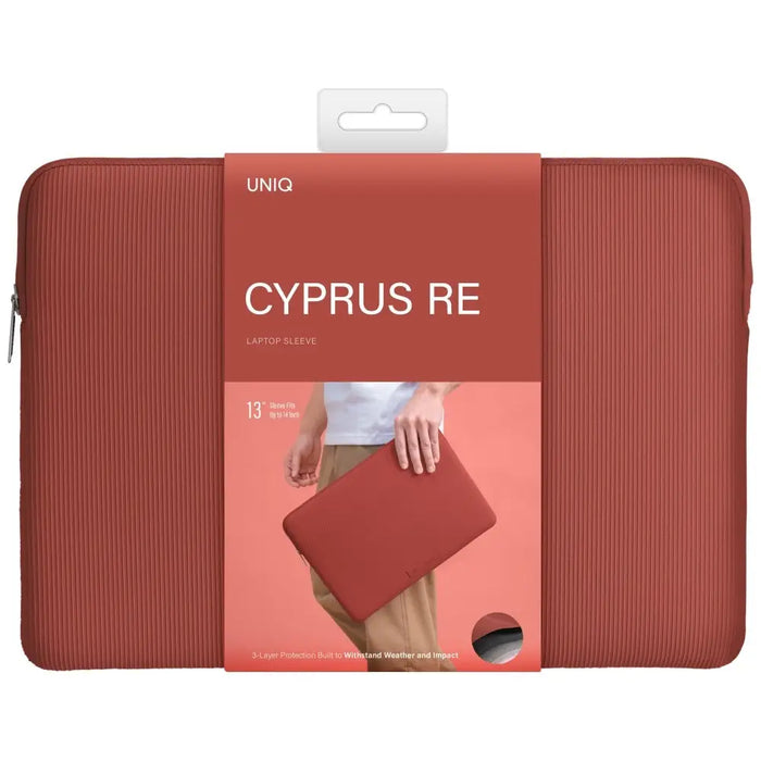 Uniq Cyprus Ridge Edition Laptop Sleeve for a 14’’ water-resistant neoprene laptop - red - Laptop bags<<<HurtelXML