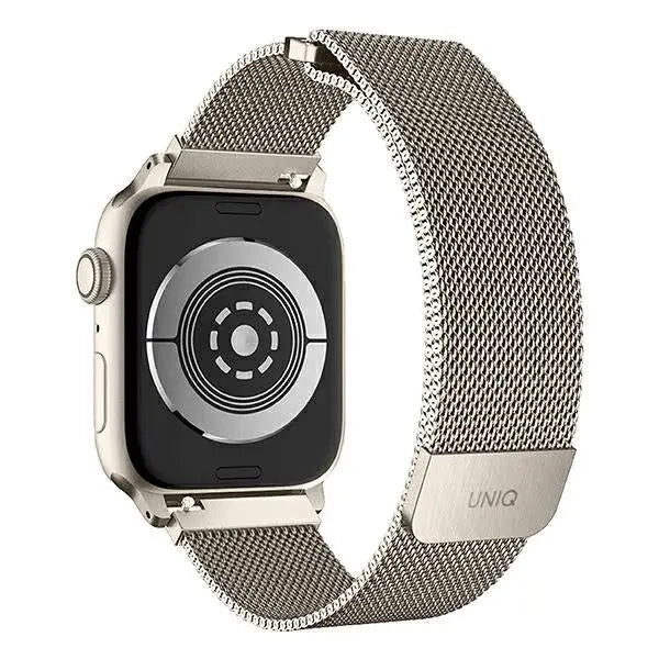 Uniq Dante Stainless Steel strap for Apple Watch 1/2/3/4/5/6/7/8/SE/SE2 42/44/45mm - beige - Other cell phone