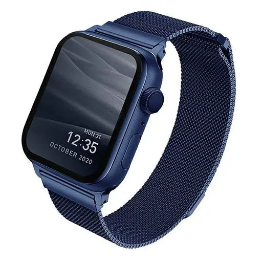 Uniq Dante Stainless Steel Strap for Apple Watch 1/2/3/4/5/6/7/8/SE/SE2 38/40/41mm - Blue - Other cell phone
