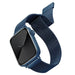 Uniq Dante Stainless Steel Strap for Apple Watch 1/2/3/4/5/6/7/8/SE/SE2 42/44/45mm - Blue - Other cell phone