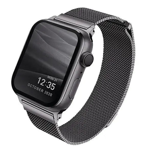 Uniq Dante Stainless Steel strap for Apple Watch 1/2/3/4/5/6/7/8/SE/SE2 42/44/45mm - graphite - Other cell phone