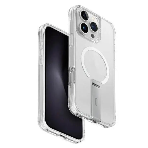 Uniq Eleva with Vertica Stand Case for iPhone 16 Pro Max - Transparent - Cell phone cases and covers<<<HurtelXML