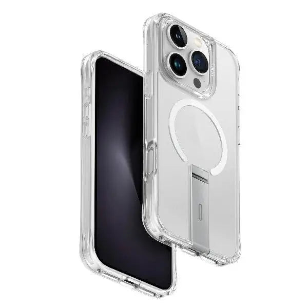 Uniq Eleva with Vertica Stand Case for iPhone 16 Pro - Transparent - Cell phone cases and covers<<<HurtelXML
