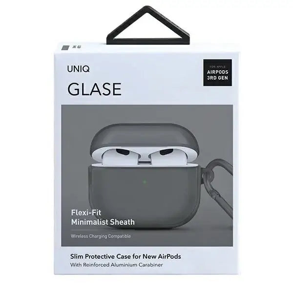 Uniq Glase case for AirPods 3 - gray - Cell phone cases and covers<<<HurtelXML