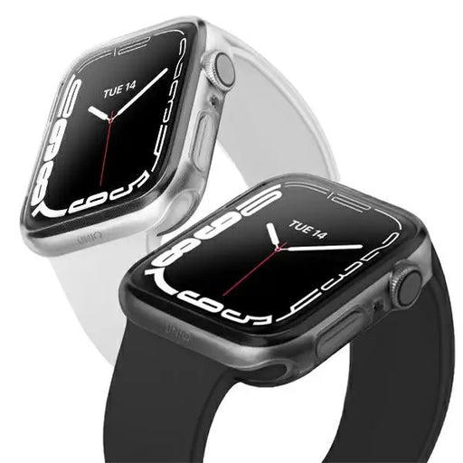 Uniq Glase case for Apple Watch 7 41mm 2 pcs - transparent and gray - Cell phone cases and covers<<<HurtelXML