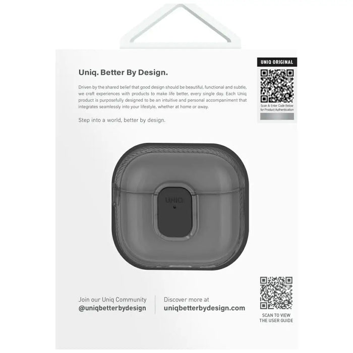 Uniq Glase Pro Case for AirPods 4 - Blue - Cell phone cases and covers<<<HurtelXML
