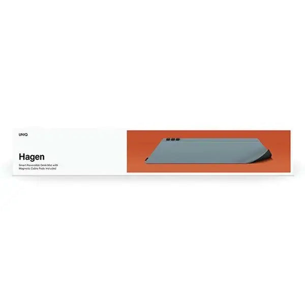 Uniq Hagen Magnetic Desk Pad Double-Sided Black and Blue - Rubber pad on the desk<<<HurtelXML